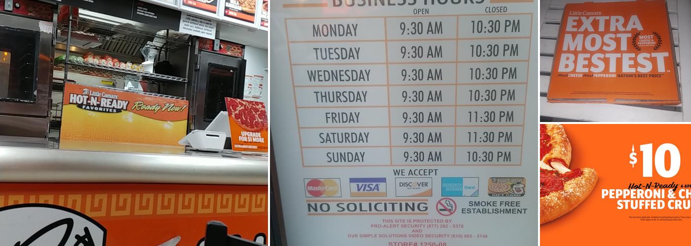 Little Caesars Pizza Menu