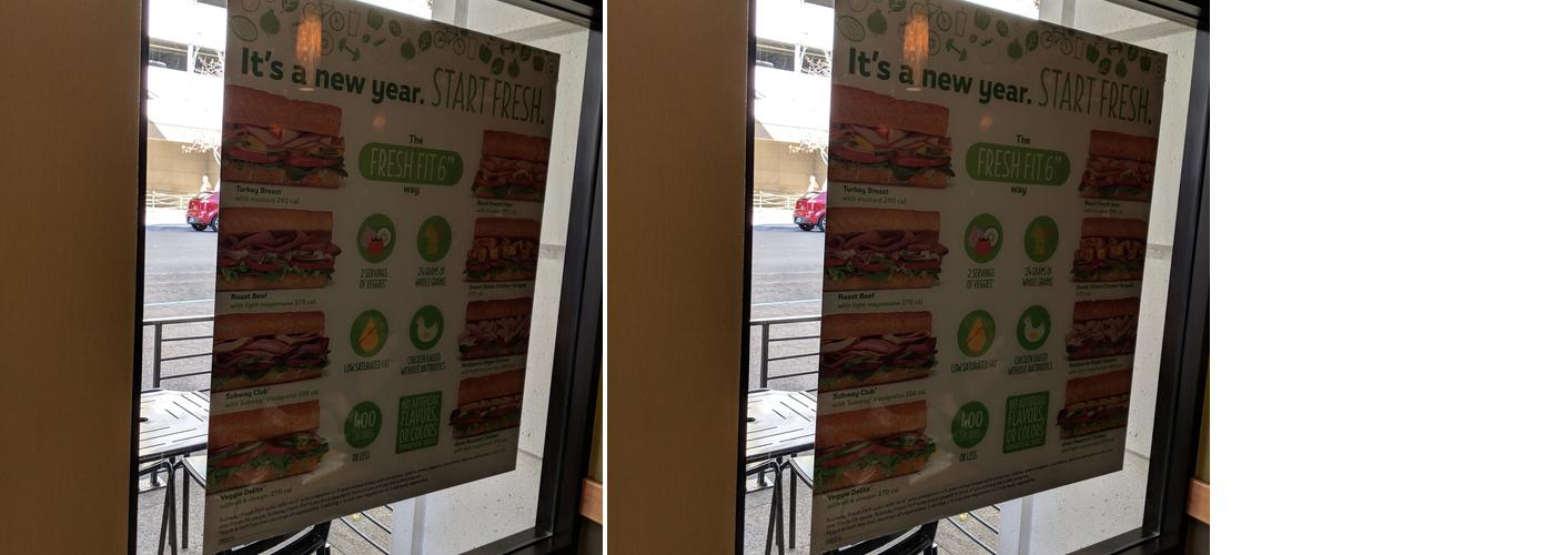 Subway Menu