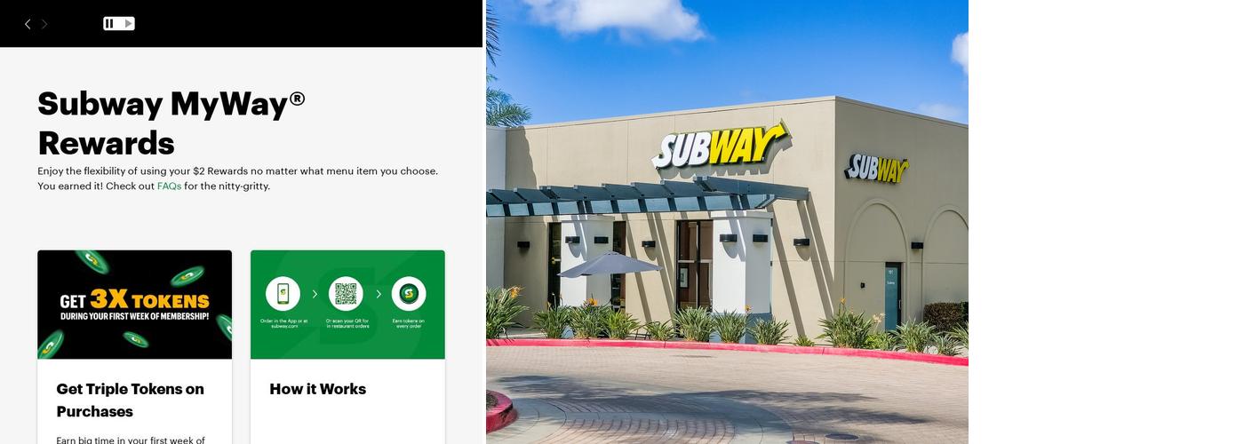 Subway Menu