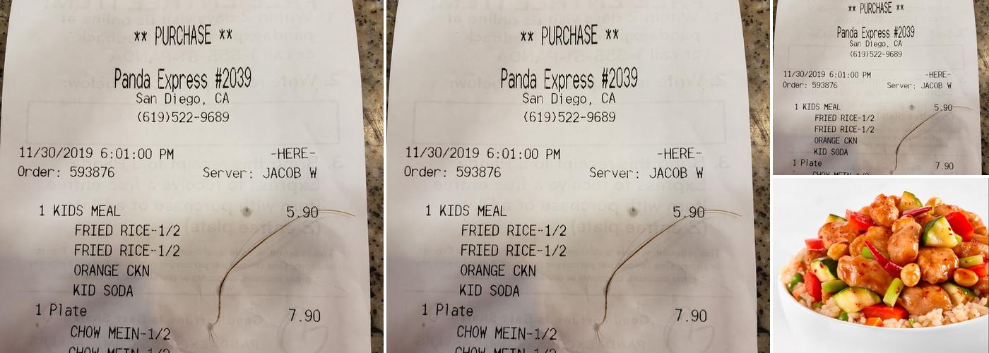 Panda Express Menu