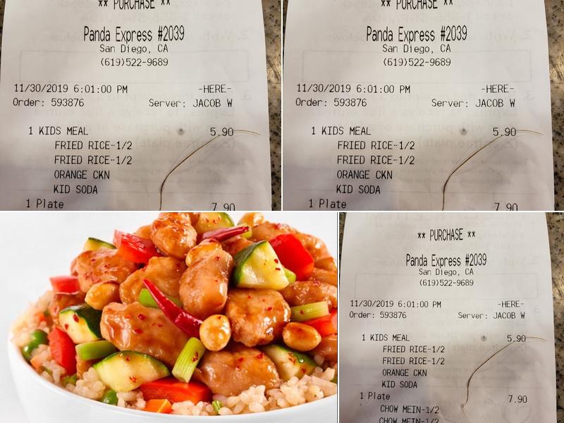 Panda Express Menu