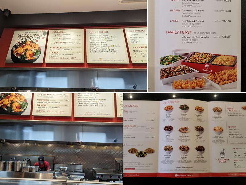 Panda Express Menu
