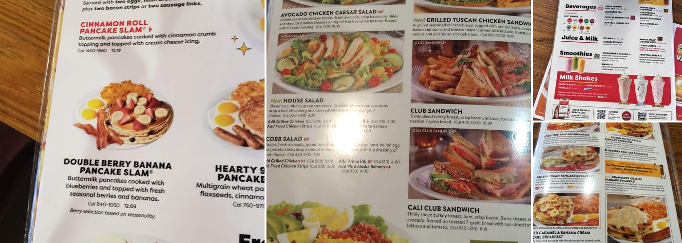 Denny's Menu
