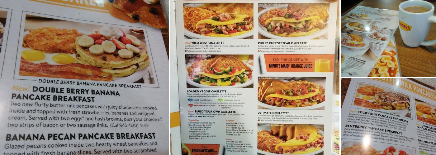 Denny's Menu