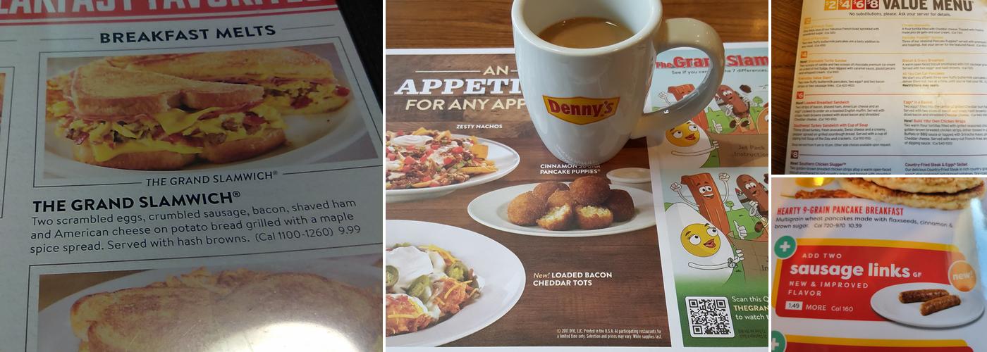 Denny's Menu