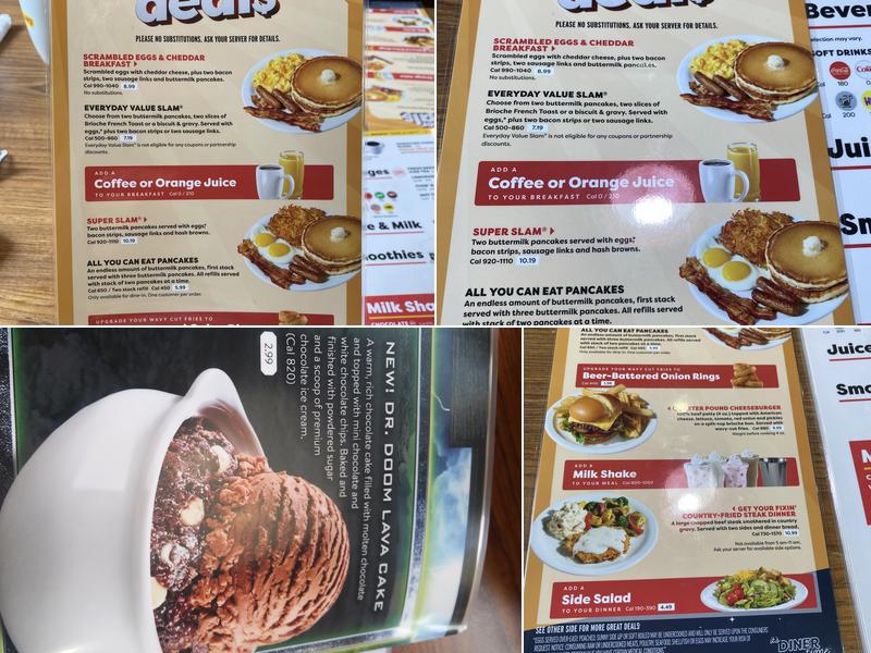 Denny's Menu