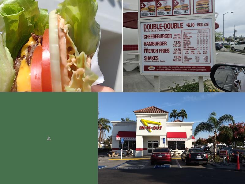 In-N-Out Burger Menu