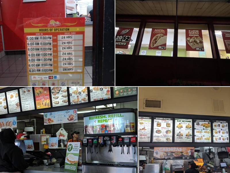 Del Taco Menu