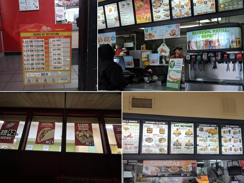 Del Taco Menu