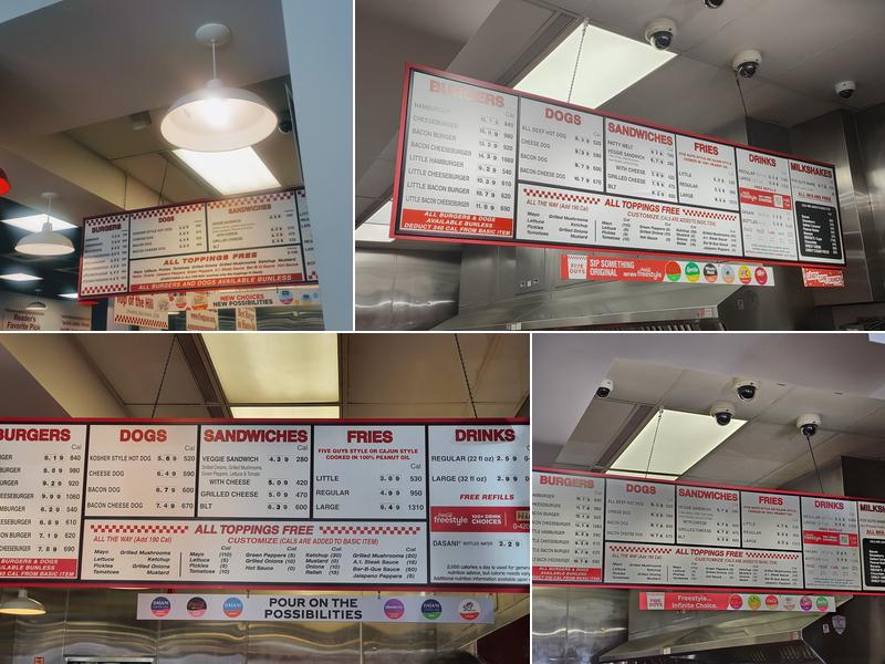 Five Guys Menu