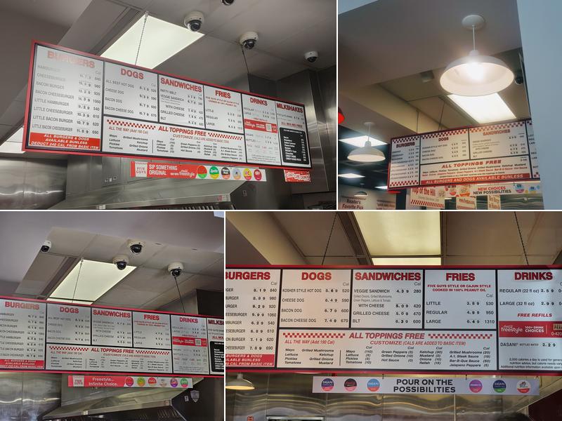 Five Guys Menu