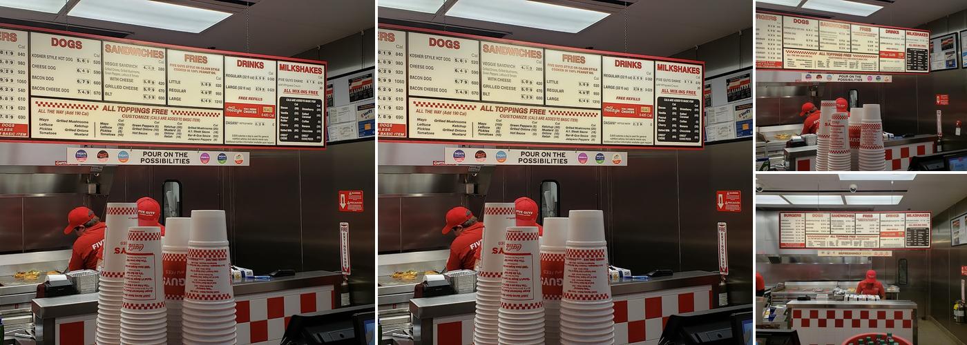 Five Guys Menu