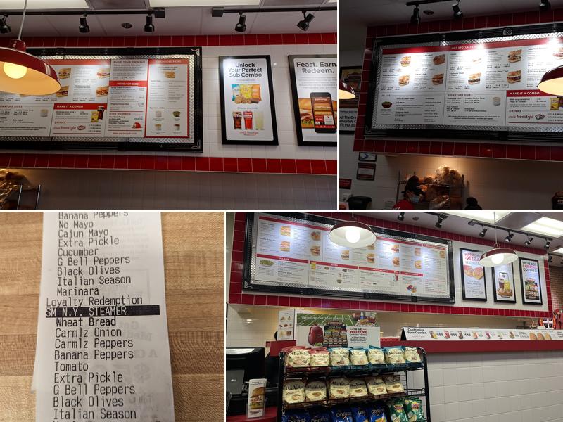 Firehouse Subs Kearny Mesa Menu