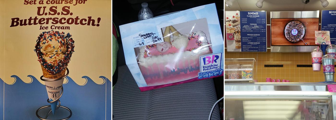 Baskin-Robbins Menu