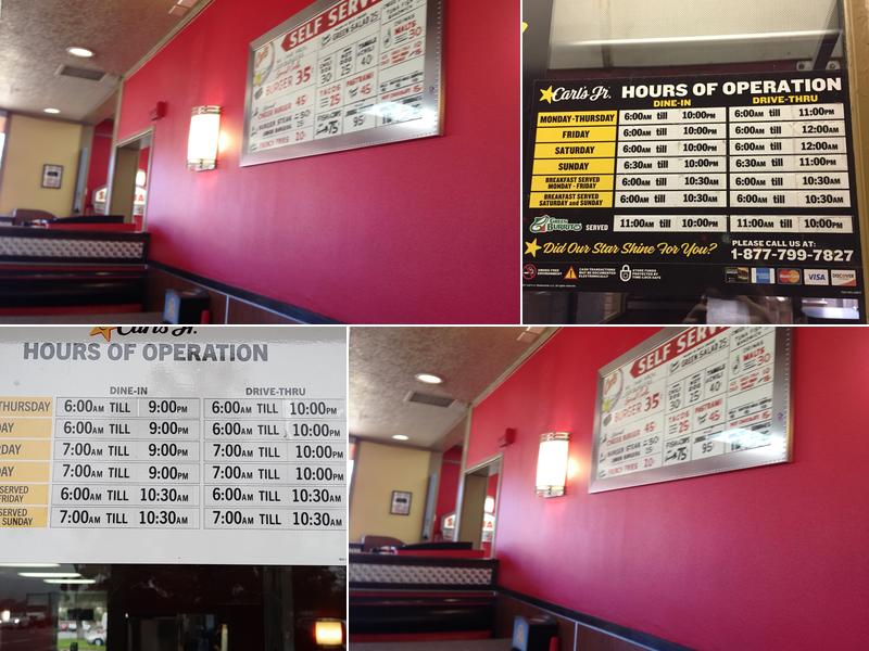 Carl's Jr. Menu