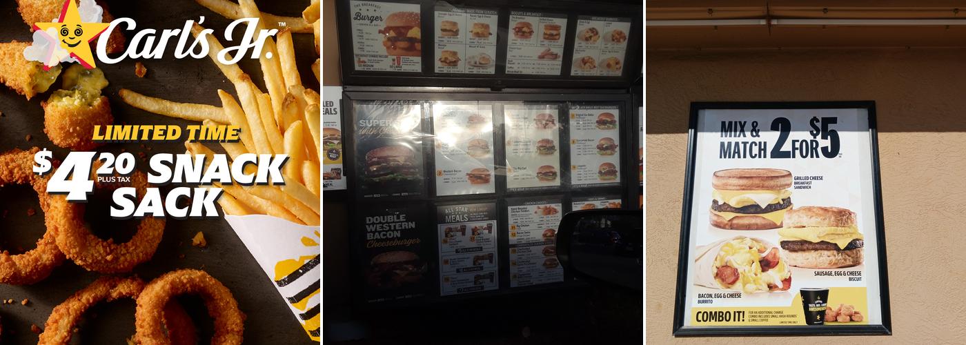 Carl’s Jr. Menu