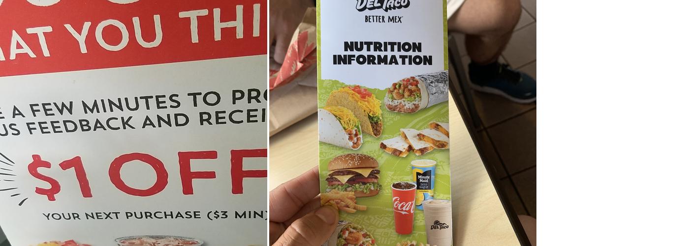 Del Taco Menu