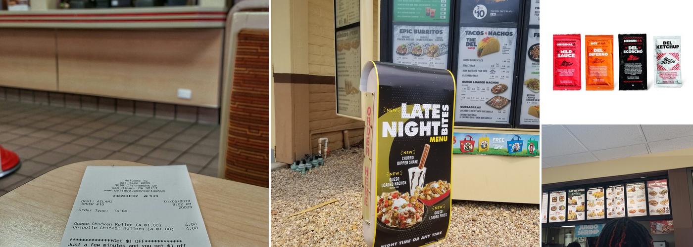 Del Taco Menu