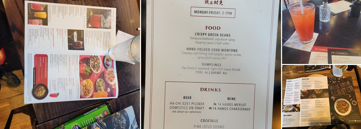 P.F. Chang's Menu