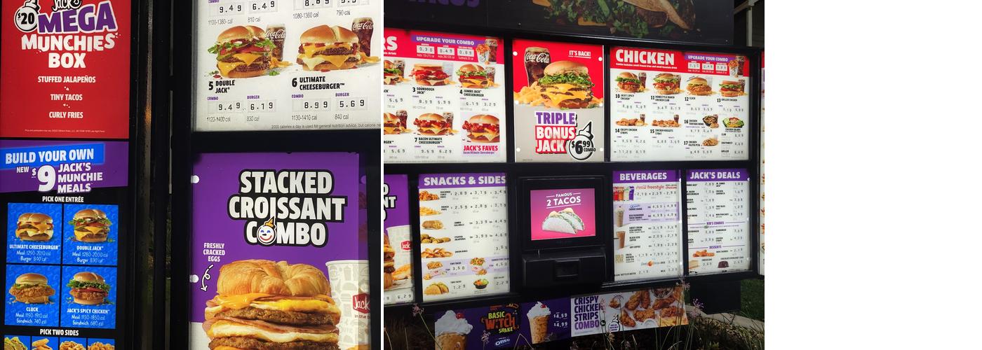 Jack In The Box Menu