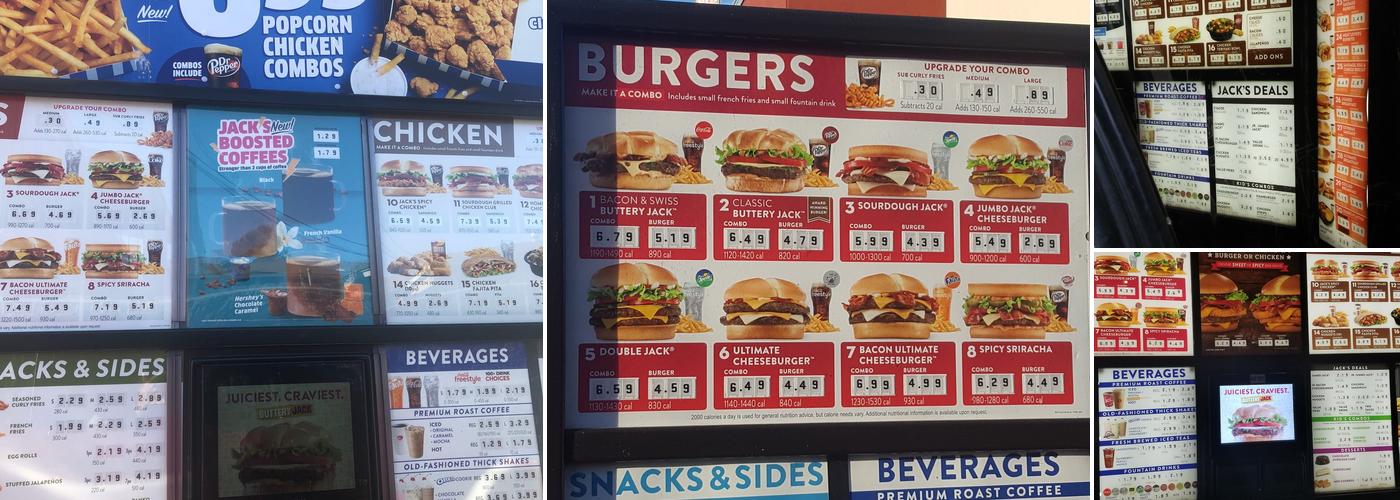 Jack In The Box Menu