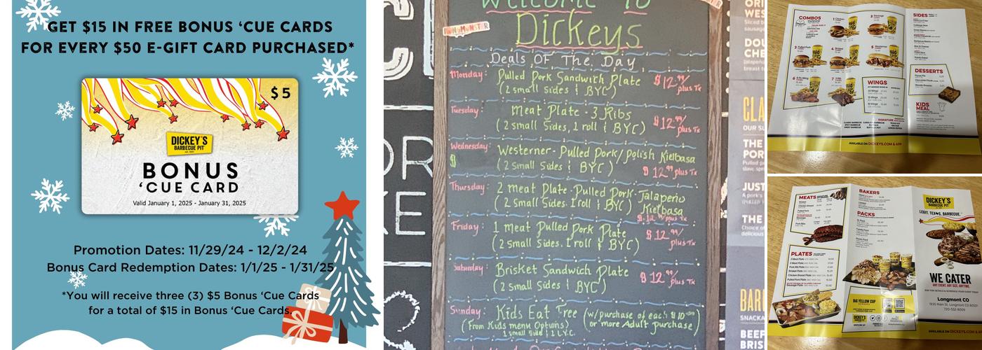 Dickey's Barbecue Pit Menu