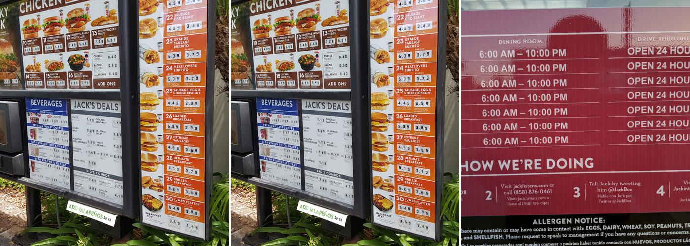 Jack In The Box Menu