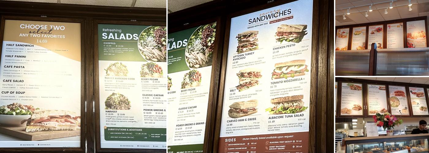 Corner Bakery Cafe Menu