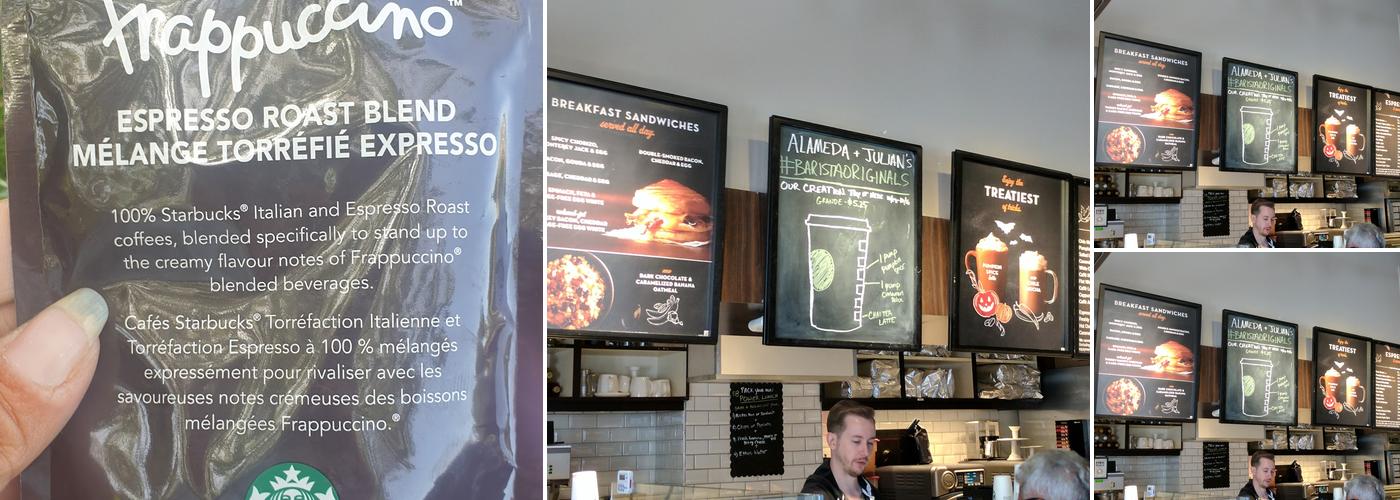 Starbucks Menu
