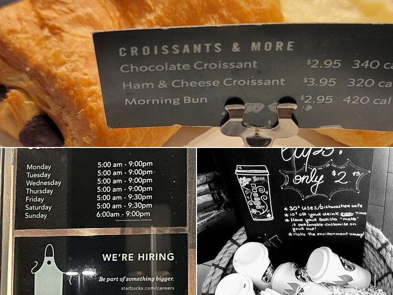 Starbucks Coffee Company Menu