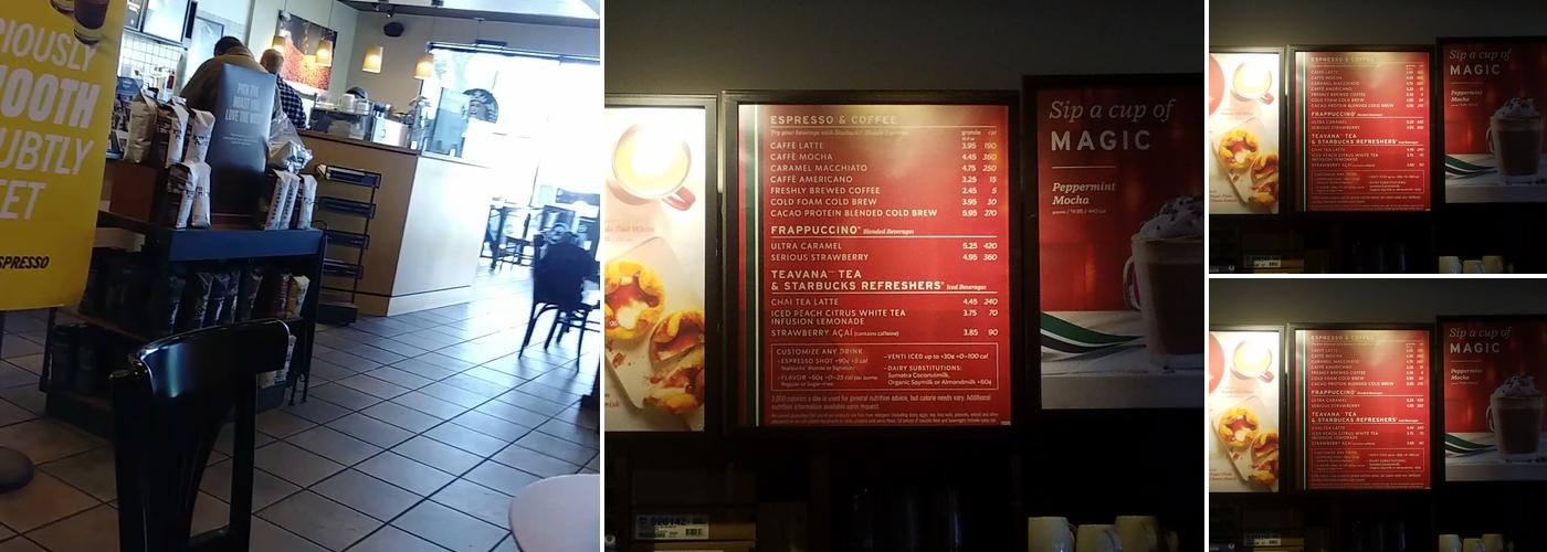 Starbucks Menu