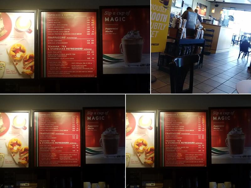 Starbucks Menu