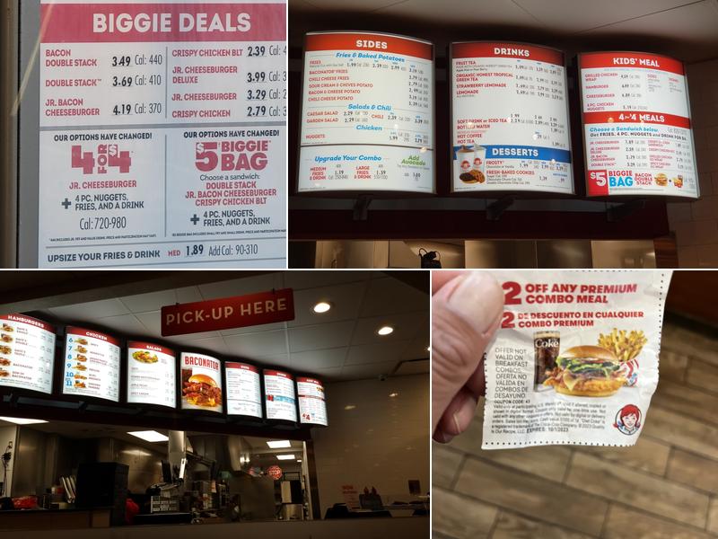 Wendy's Menu