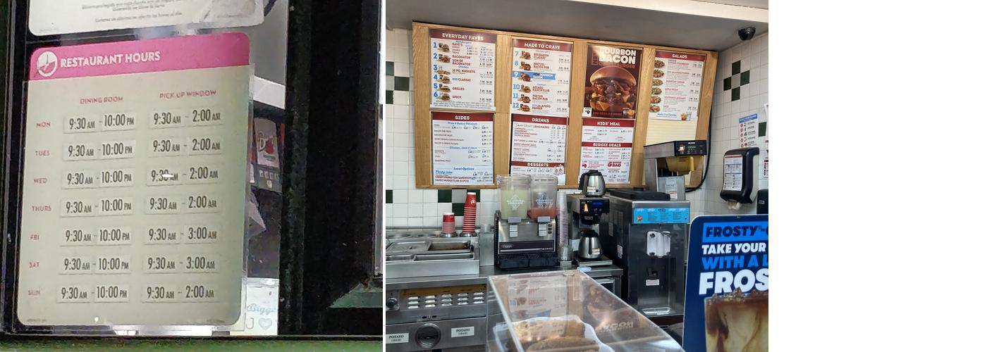 Wendy's Menu