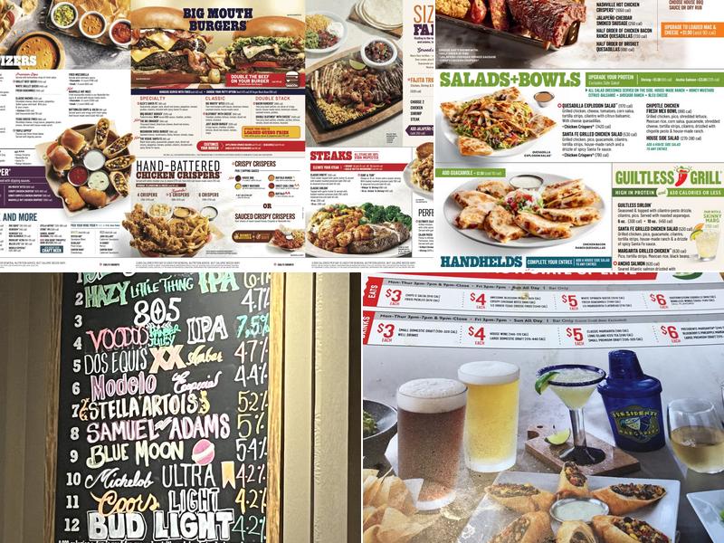 Chili's Grill & Bar Menu