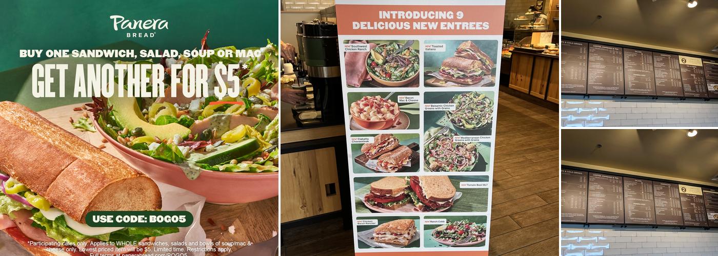 Panera Bread Menu