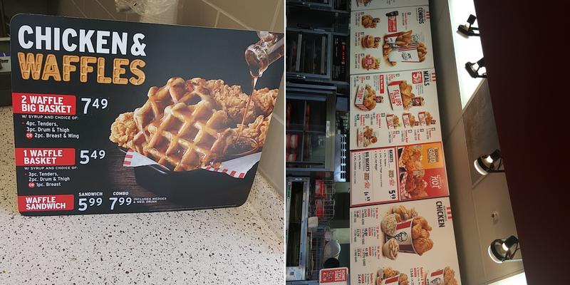 KFC Menu