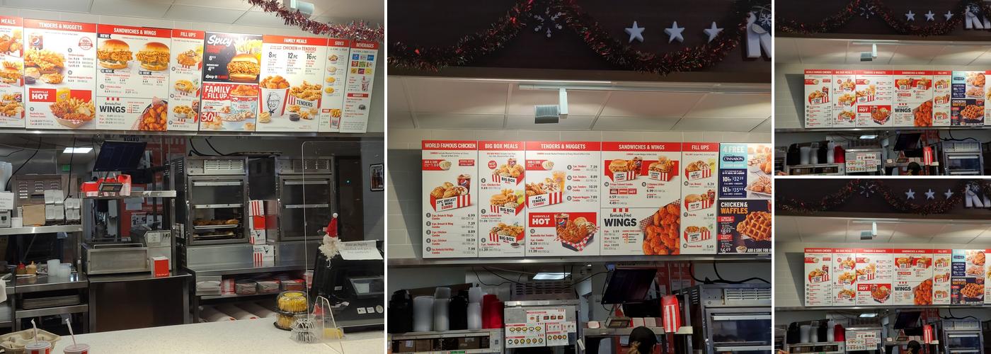 KFC Menu