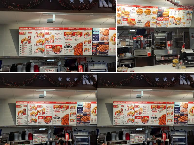 KFC Menu