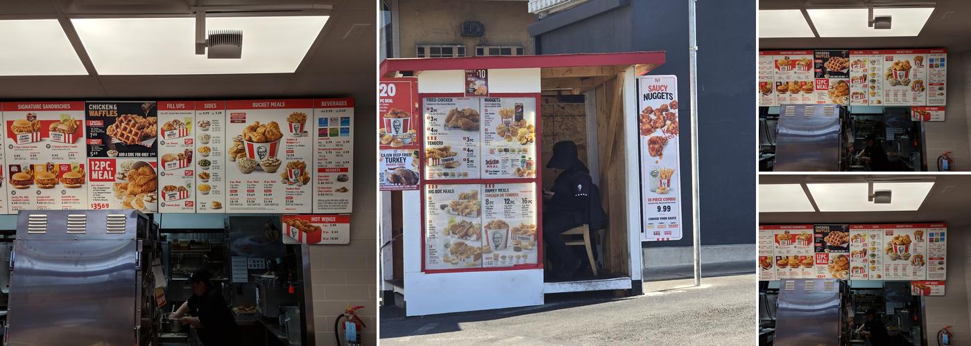 KFC Menu
