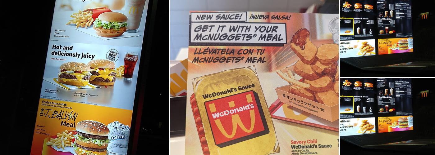 McDonald's Menu