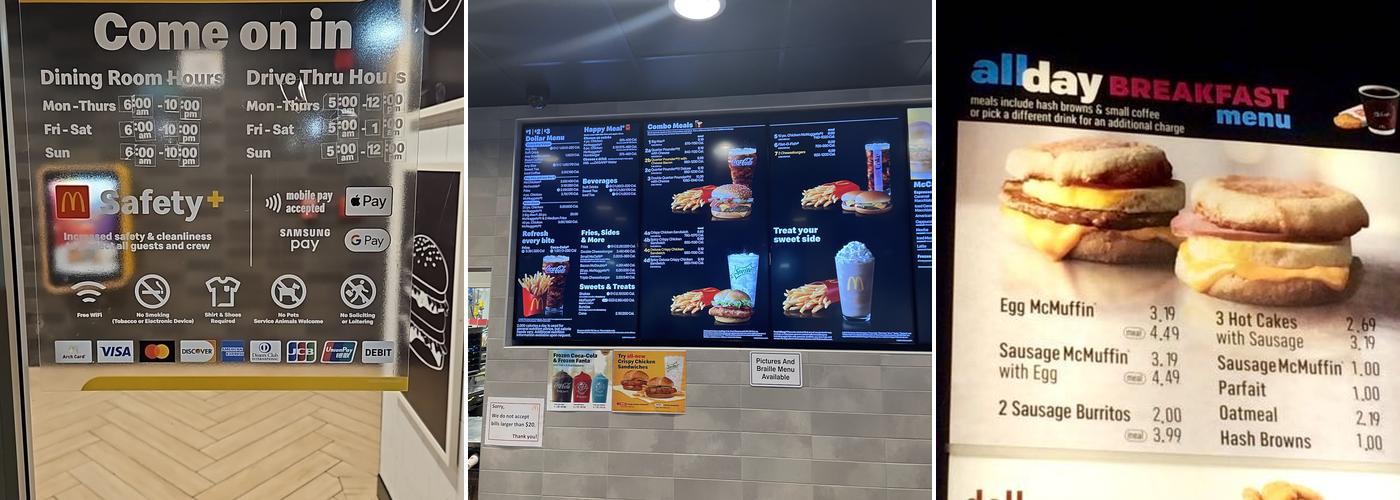 McDonald's Menu