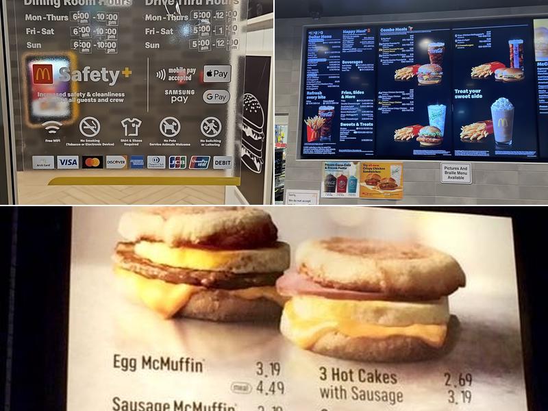 McDonald's Menu