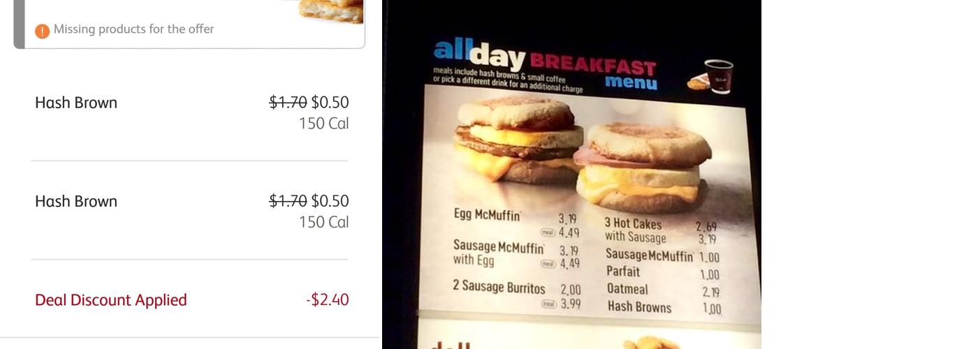 McDonald's Menu