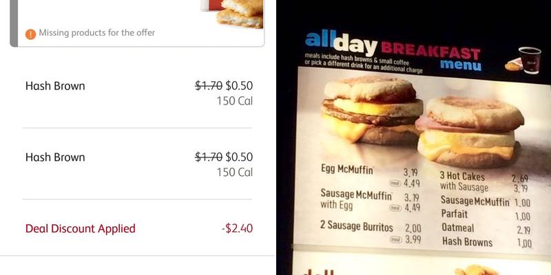 McDonald's Menu