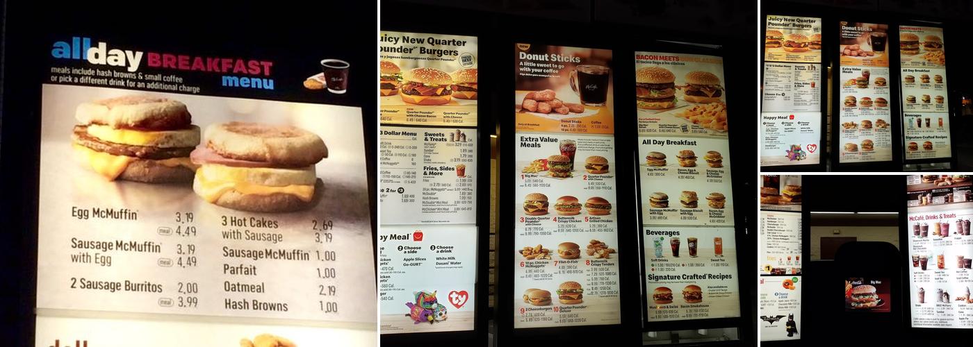 McDonald's Menu