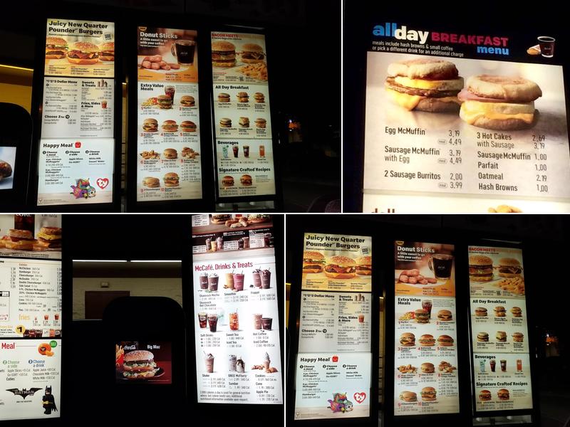 McDonald's Menu