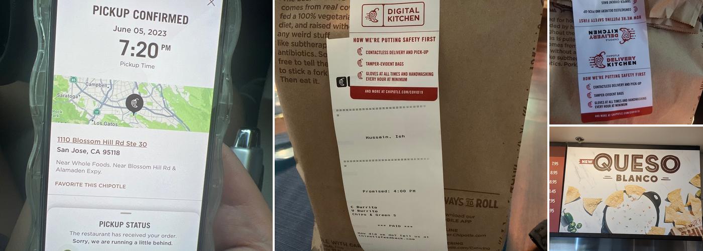 Chipotle Mexican Grill Menu