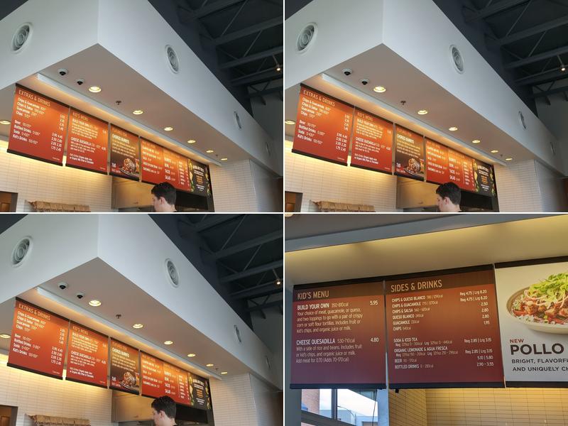 Chipotle Mexican Grill Menu
