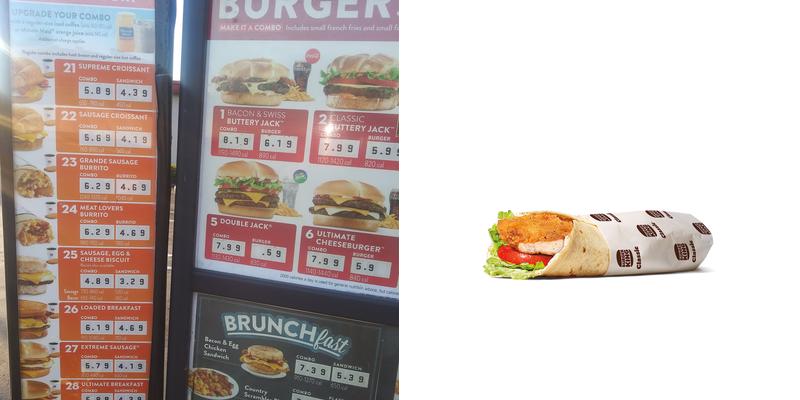 Burger King Menu